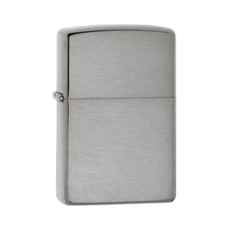ZIPPO LIGHTER 205- BRUSH SATIN CHROME WINDPROOF CLASSIC