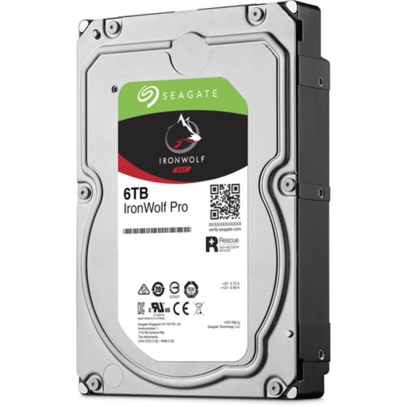 SEAGATE IRONWOLF PRO ST6000NE000 6 TB HARD DRIVE – 3.5″ INTERNAL – SATA (SATA/600)