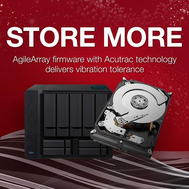 SEAGATE IRONWOLF ST3000VN007 – HARD DRIVE – 3 TB – INTERNAL – 3.5-INCH – SATA 6GB/S – 5900 RPM – BUFFER: 64 MB