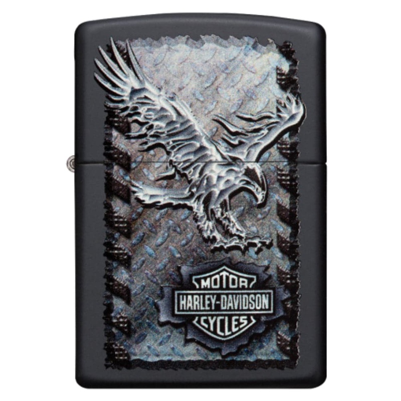Zippo Lighter Black Harley-Davidson #28485