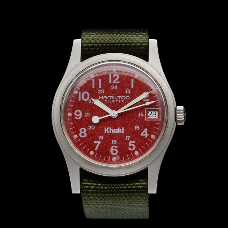 Hamilton – 1999 Khaki Field ‘Red Dial’