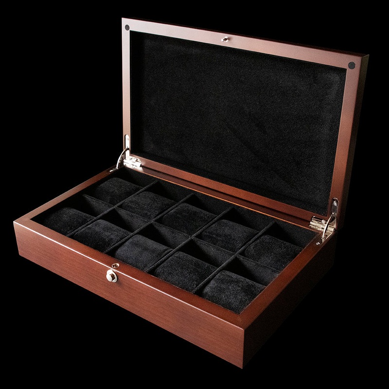 Watch Box – 10 Slot High Quality Solid Walnut