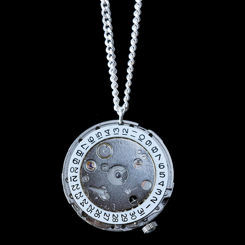 Watch Movement Handmade Necklace – Sarah