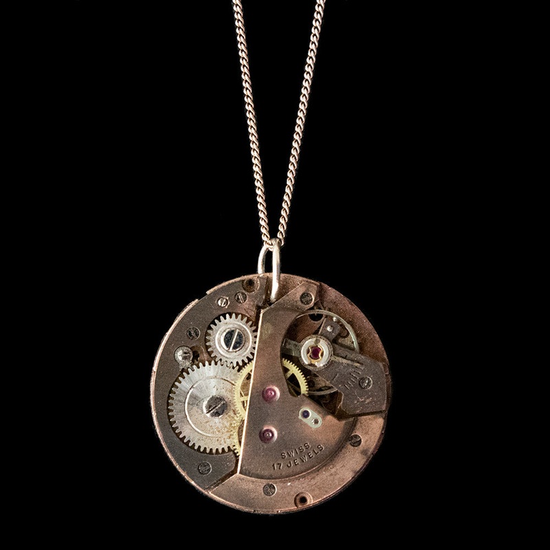 Watch Movement Necklace – Amelia
