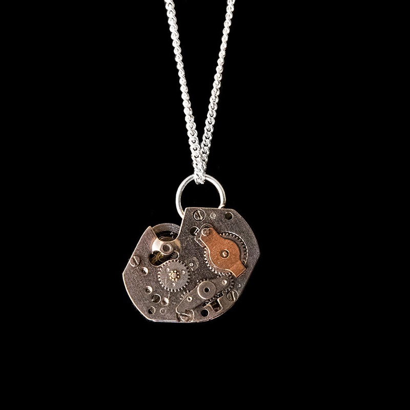 Watch Movement Necklace – Olivia