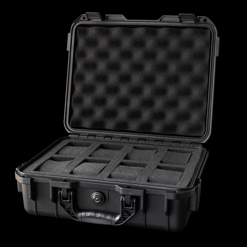 Watch Box – Waterproof Tough Case Black 8 Slot