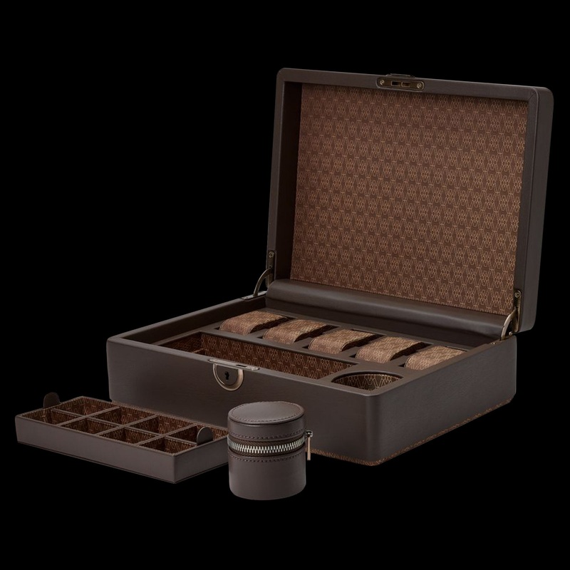 Wolf – Earth 5-Piece Watch Box with Storage