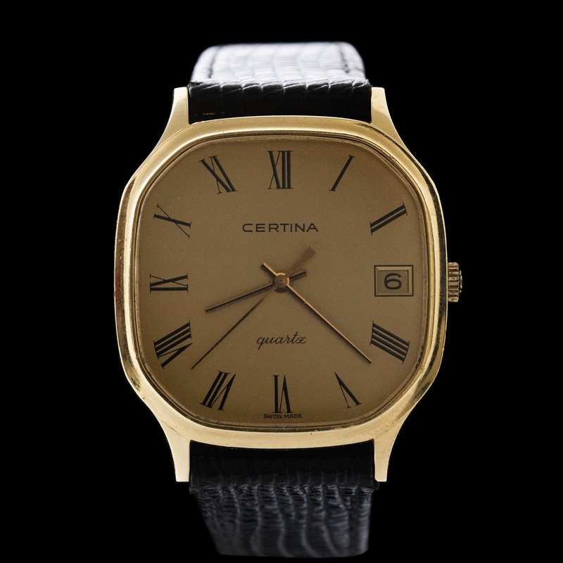 Certina  – 1980s 18KT Gold  Coronation