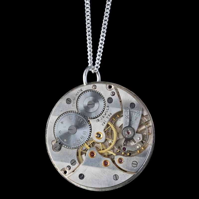 Watch Movement Necklace – Cortebert