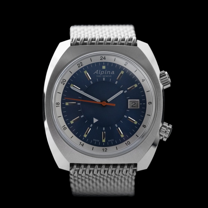 Alpina – 2021 Startimer Heritage GMT Blue