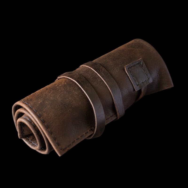 Watch Roll – Calibre Leather 5 Slot Dark Brown