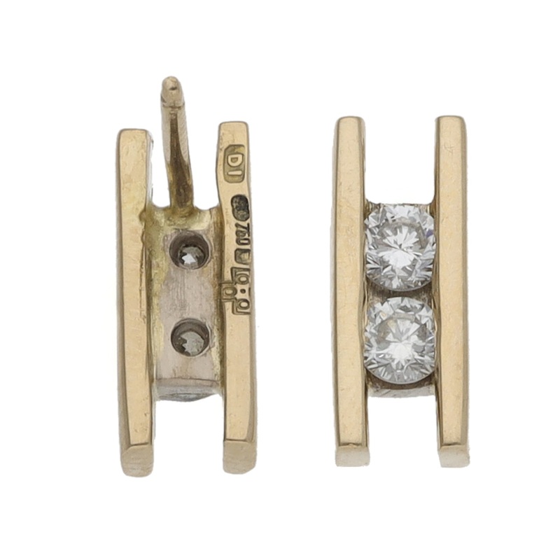 18ct Gold 0.40ct Diamond Stud Earrings