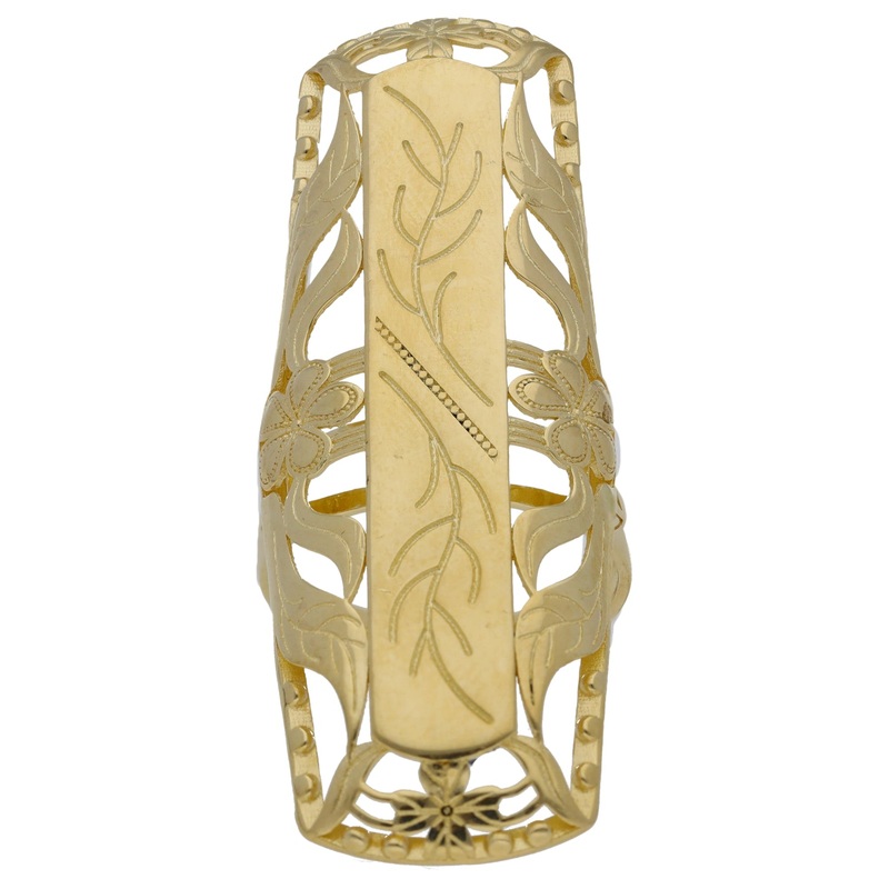 14ct Gold Alternative Ring Size M