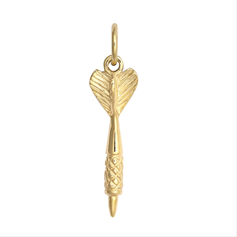 New 9ct Yellow Gold Dart Pendant 20mm