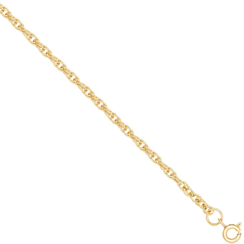 New 9ct Gold Prince of Wales Anklet