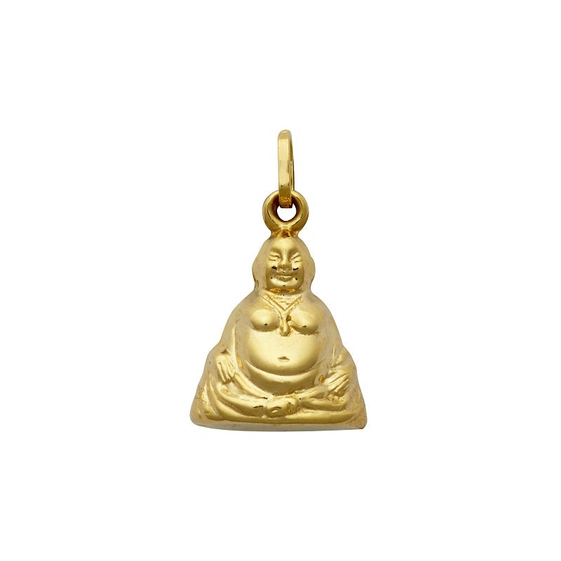 New 9ct Gold Hollow Buddha Charm Pendant 20mm