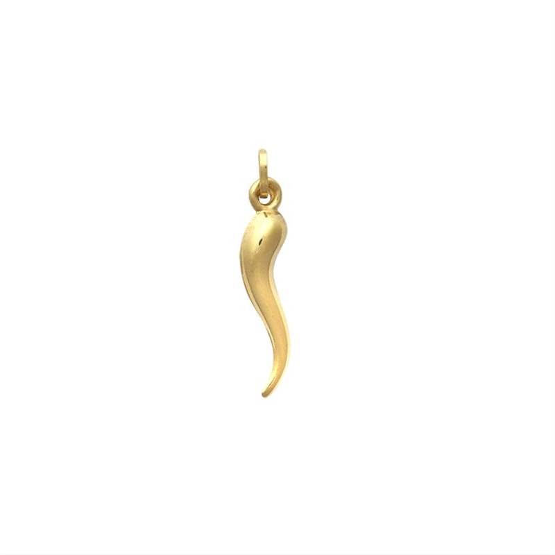 New 9ct Gold Hollow Horn of Life Charm Pendant 20mm