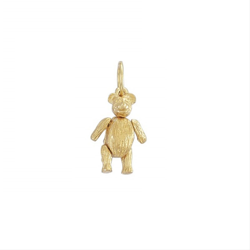 New 9ct Gold Teddy Bear Pendant 17mm