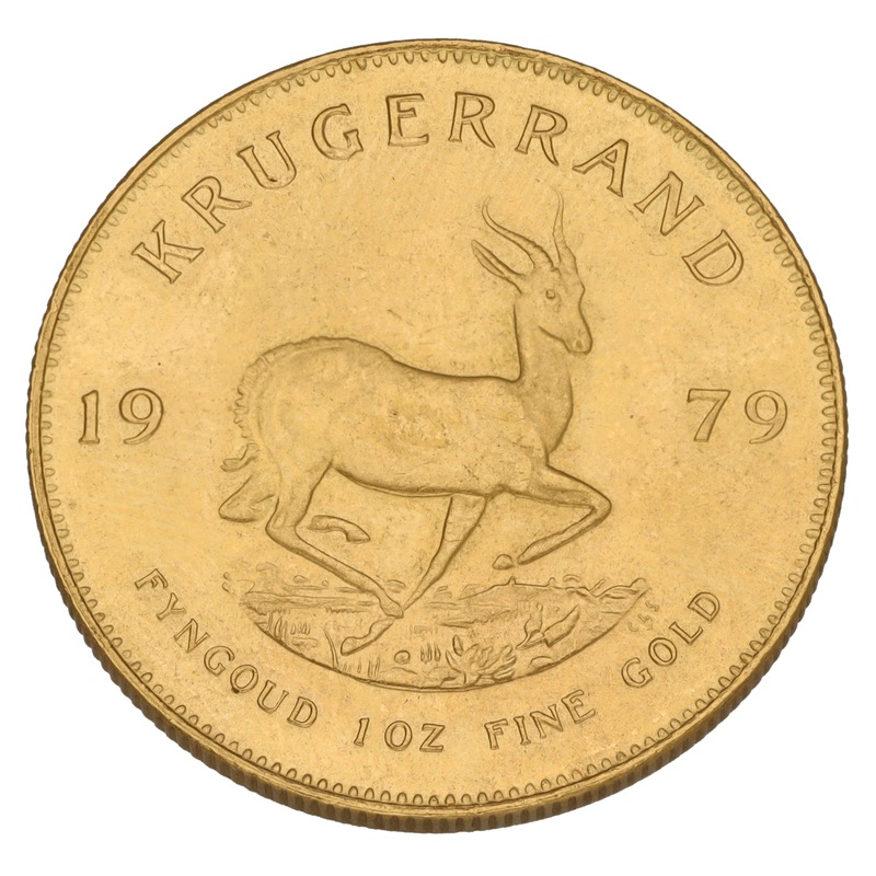22ct Gold 1 OZ Krugerrand Coin 1979