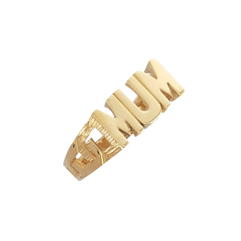 New 9ct Gold Mum Ring Sizes K-S