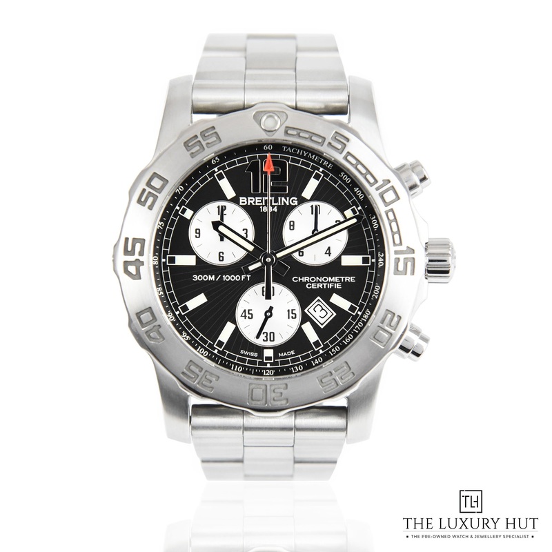 Breitling Colt Chronograph II Steel 44mm Black Dial Ref. A73387  2012
