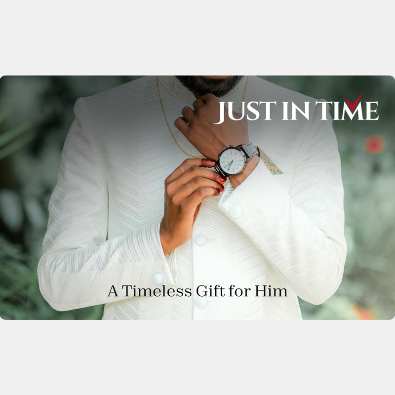 Wedding Gift Card for Groom | Just In Time