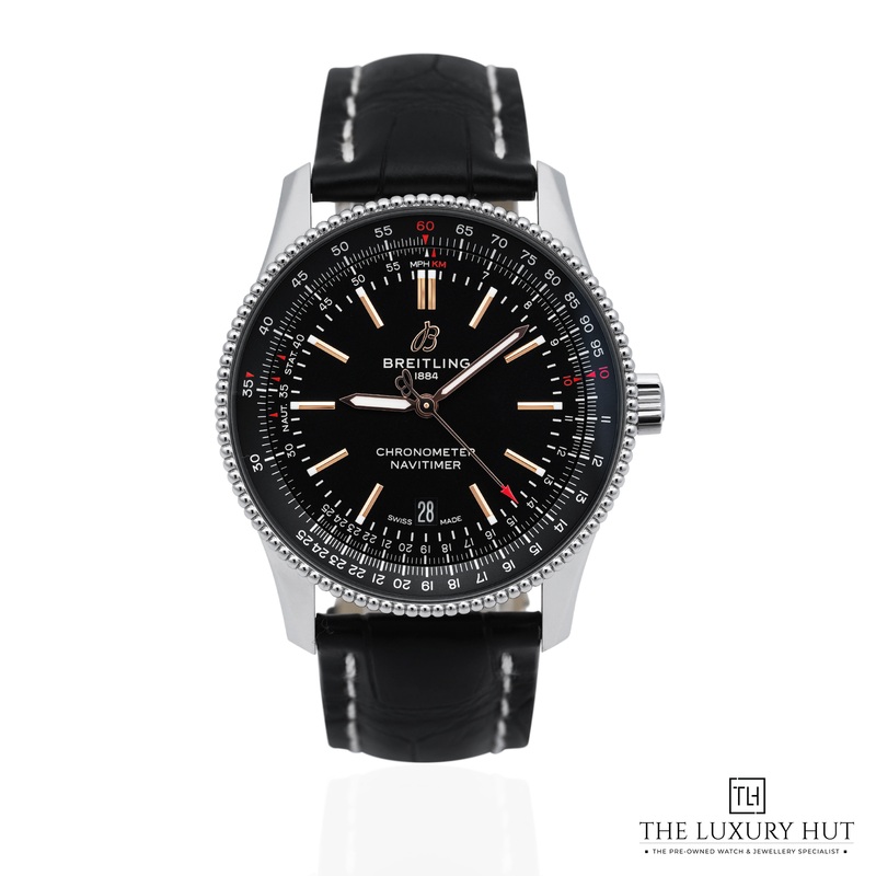 Breitling Navitimer Steel 41mm Black Dial Ref: A17326  Full Set  2024