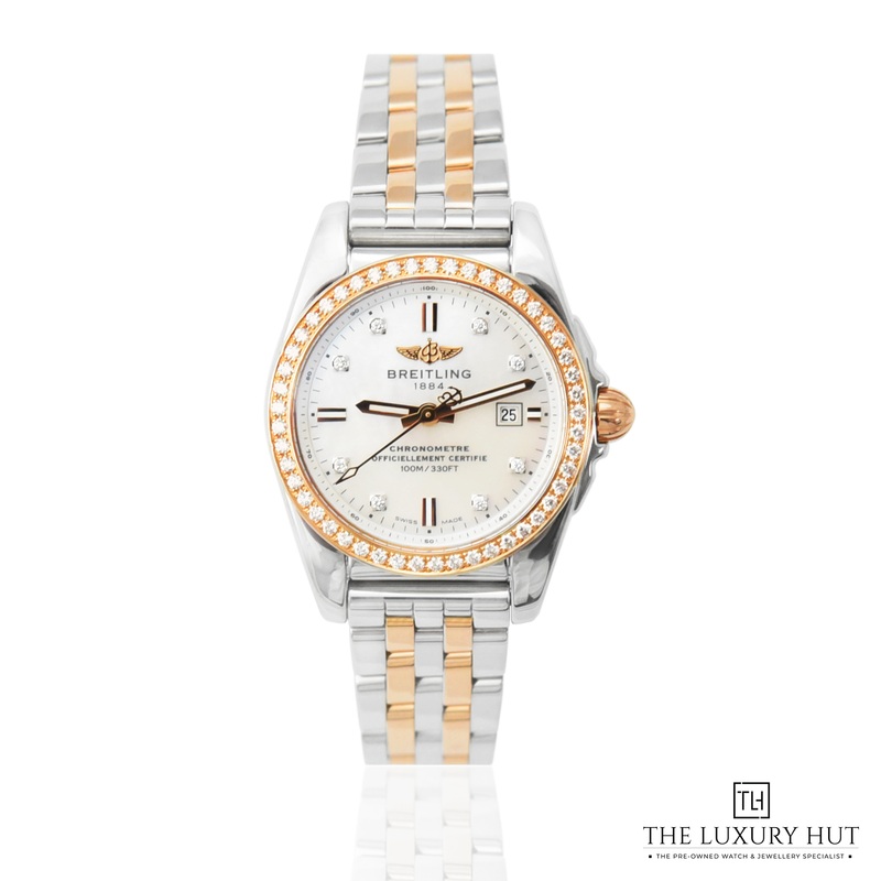 Breitling Galactic 29mm Mother-Of-Pearl Diamond Dial Ref: C7234853/A792  Full Set  2017