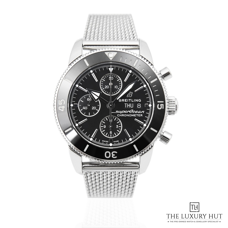 Breitling SuperOcean Heritage II Chrono 44mm Black Dial Ref: A13313  Full Set  2022