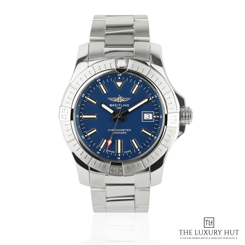 Breitling Avenger Steel 43mm Blue Dial Ref: A17318  Full Set  2022