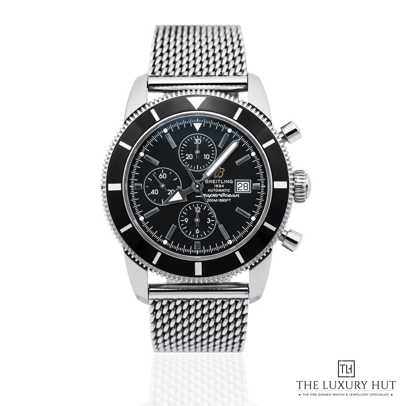 Breitling Superocean Heritage Chronograph Steel 46mm Black Dial Ref: A13320  2009