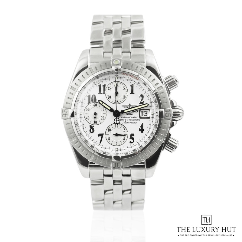Breitling Chronomat Evolution White Dial Ref: A13356 44mm  2005