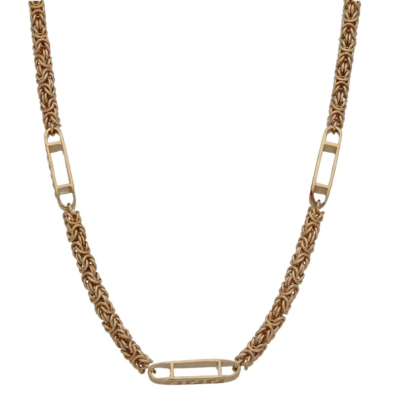 14ct Gold Fancy Necklace 24″