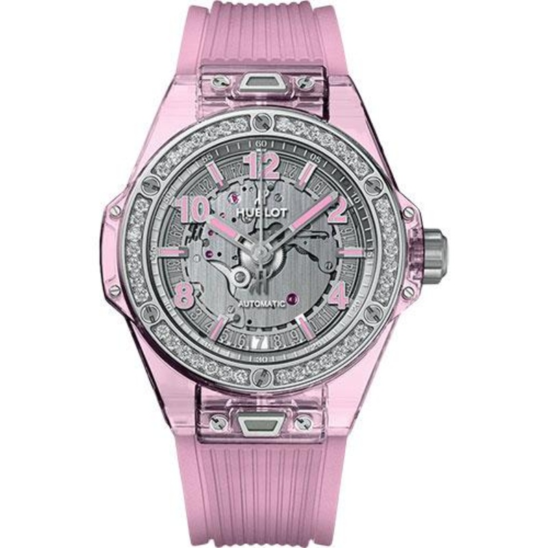 Hublot Big Bang One Click Pink Sapphire Diamonds Limited Edition of 200 Watch-465.JP.4802.RT.1204