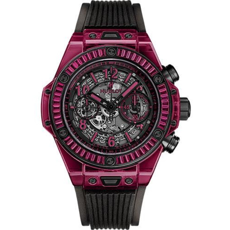 Hublot Big Bang Unico Red Sapphire Baguettes Watch-411.JR.4901.RT.1902