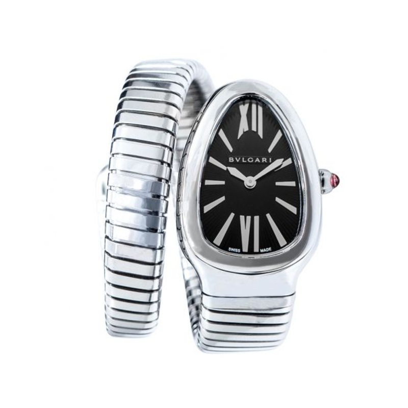Serpenti Tubogas Quartz Black Opaline Dial Ladies Watch