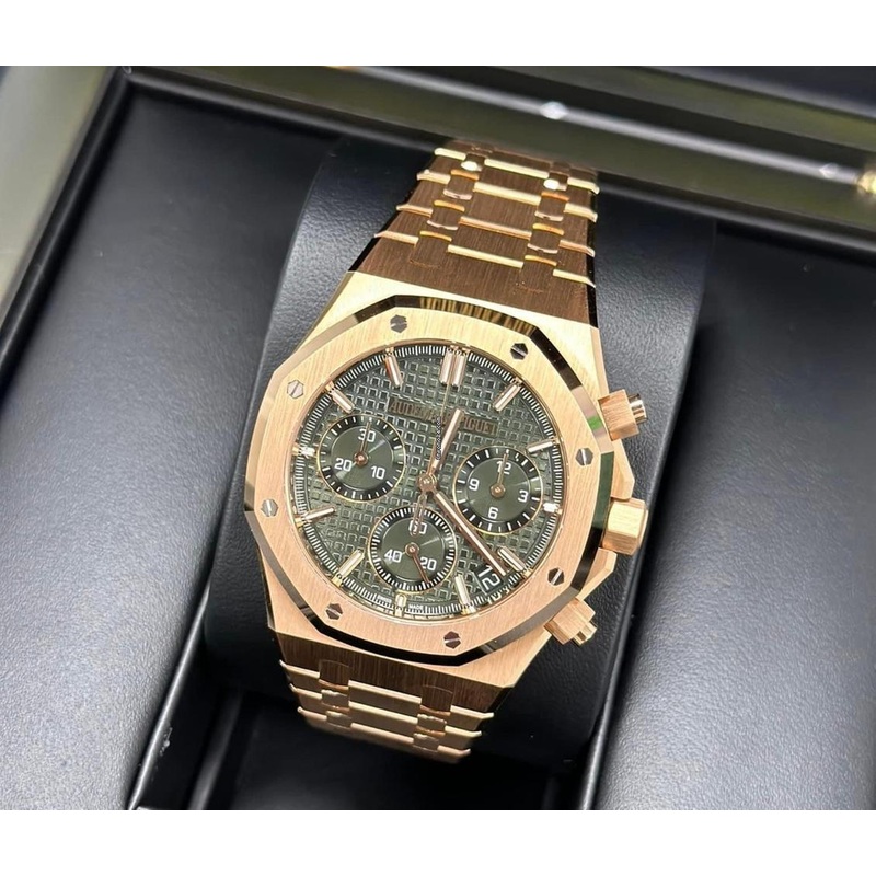 Audemars Piguet Royal Oak Chronograph NEW 2023 Royal Oak Chronograph GREEN DIAL