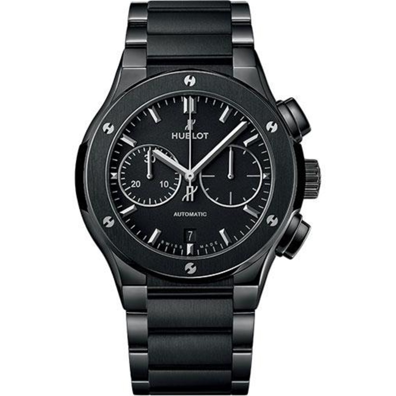 Hublot Classic Fusion Chronograph Black Magic Bracelet Watch-520.CM.1170.CM