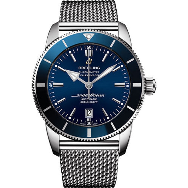 Breitling Superocean Heritage II B20 Automatic 46 Watch – Steel Case – Gun Blue Dial – Steel Ocean Classic Bracelet – AB2020161C1A1