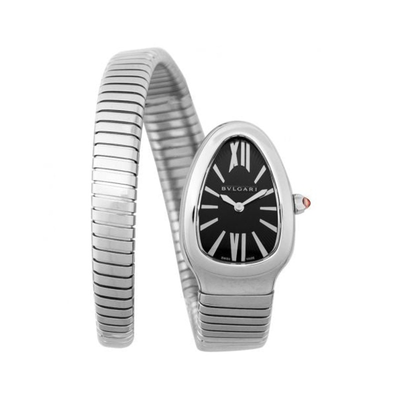 Serpenti Tubogas Quartz Black Dial Ladies Watch