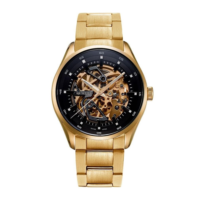 WULF EXO-X WF02.04M SWISS MECHANICAL BRACELET MEN’S WATCH