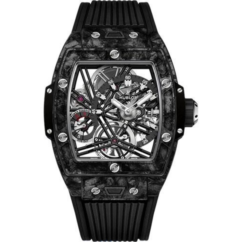 Hublot Spirit Of Big Bang Tourbillon Carbon Black Watch – 42 mm – Sapphire Crystal Dial Limited Edition of 52-645.QN.1117.RX