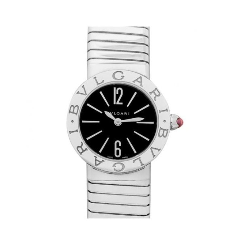 Tubogas Quartz Black Dial Ladies Watch