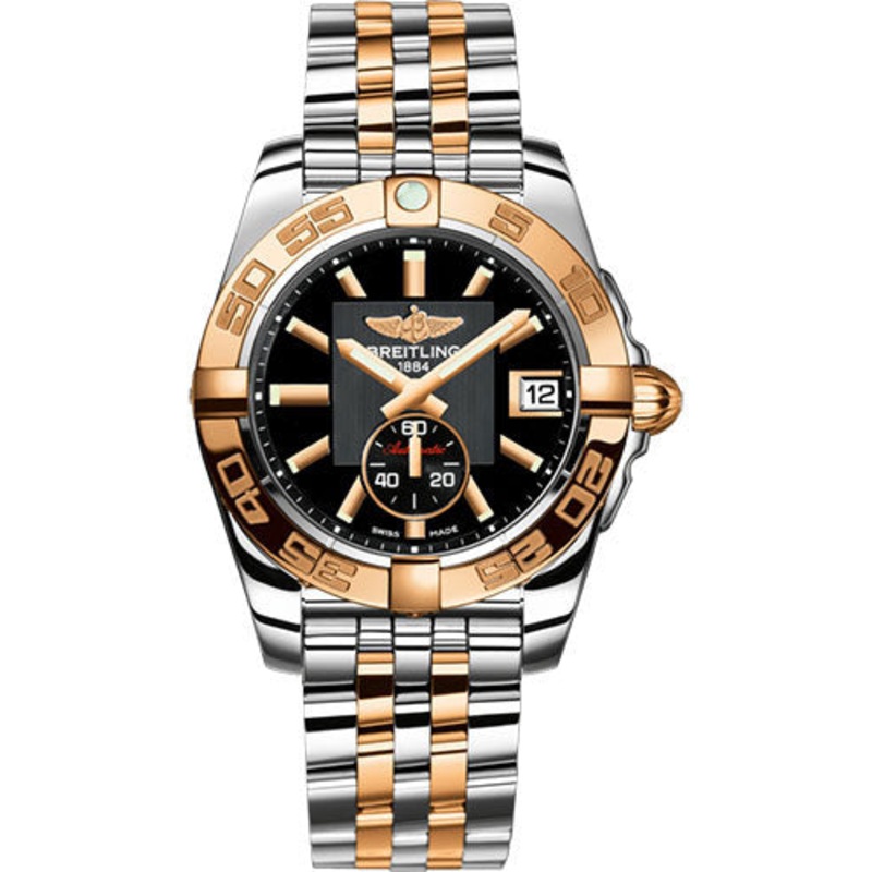 Breitling Galactic 36 Automatic Watch – Steel & rose Gold – Volcano Black Dial – Two-Tone Bracelet – C3733012/BA54/376C