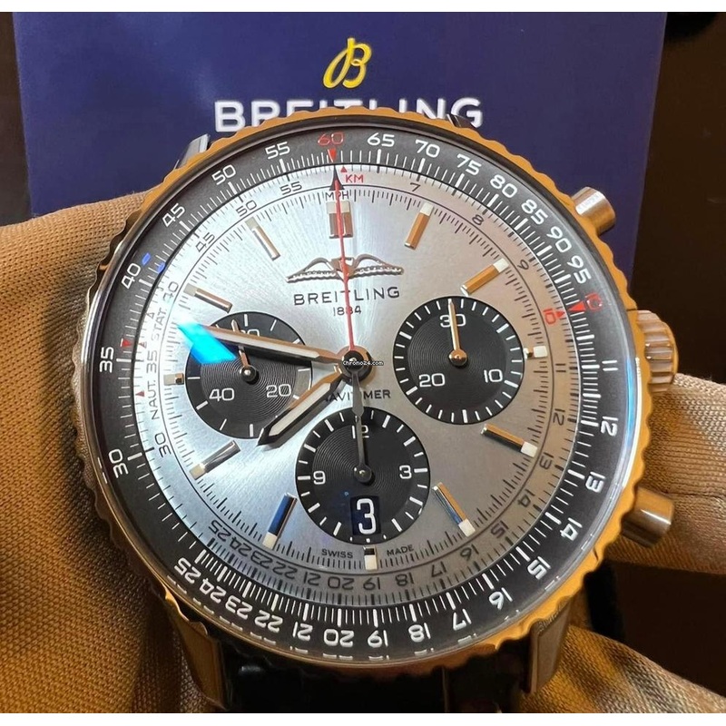 Breitling Navitimer 1 B01 Chronograph NEW 2024 Navitimer B01 ICE BLUE Chronograph 43