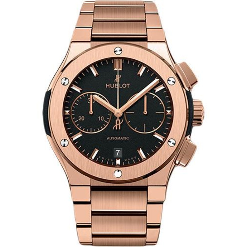 Hublot Classic Fusion King Gold Bracelet Watch-520.OX.1180.OX