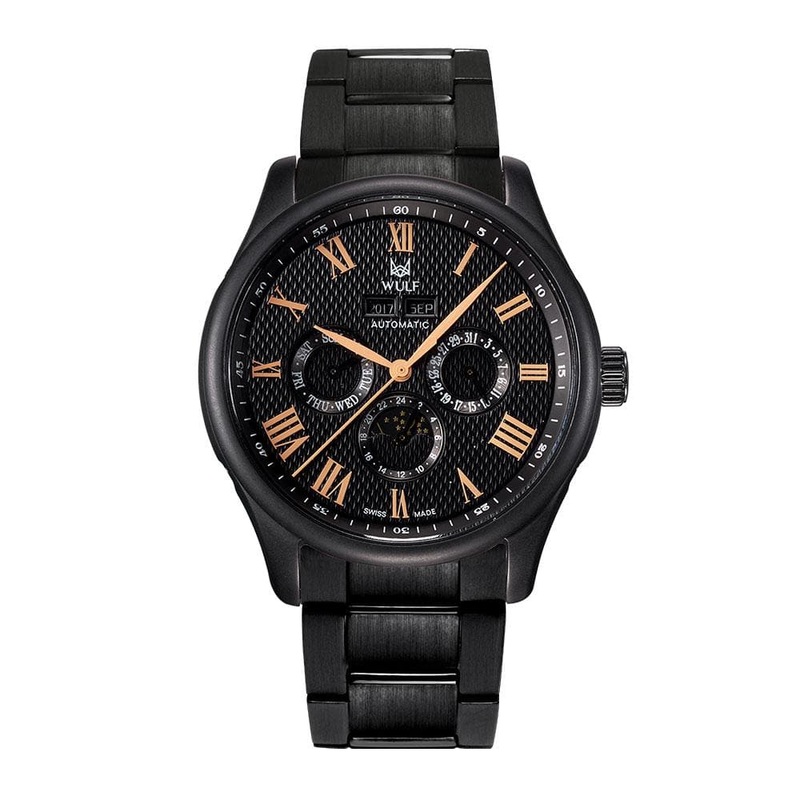 WULF LYCAN-X WF03.05M SWISS MECHANICAL BRACELET MEN’S WATCH