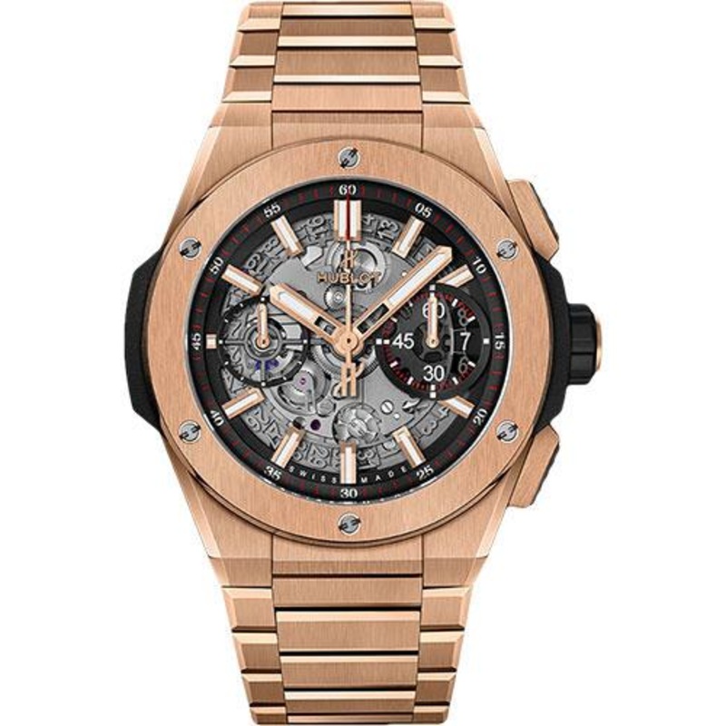Hublot Big Bang Integral King Gold Watch – 42 mm – Black Skeleton Dial-451.OX.1180.OX