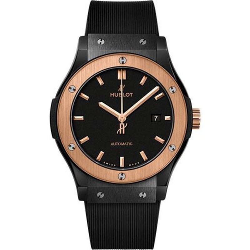 Hublot Classic Fusion Ceramic King Gold Watch – 42 mm – Black Lacquered Dial-542.CO.1181.RX