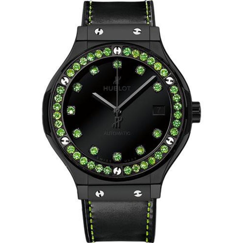 Hublot Classic Fusion Shiny Ceramic Green Watch-565.CX.1210.VR.1222